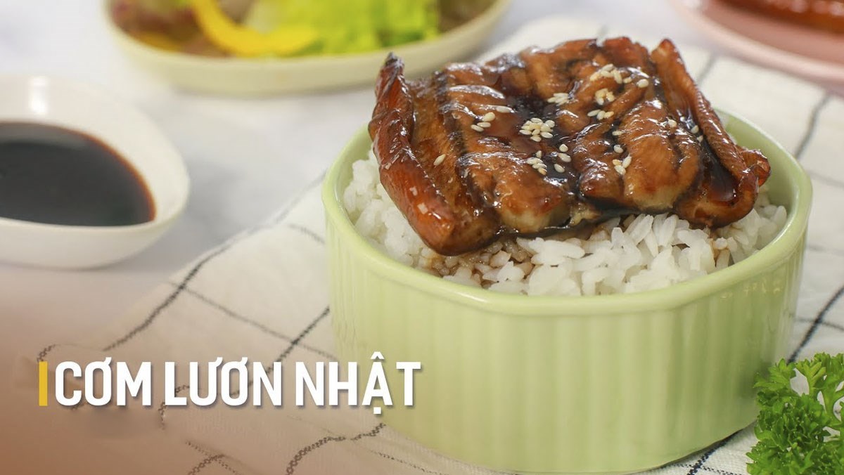 Cơm lươn Nhật Bản sốt teriyaki