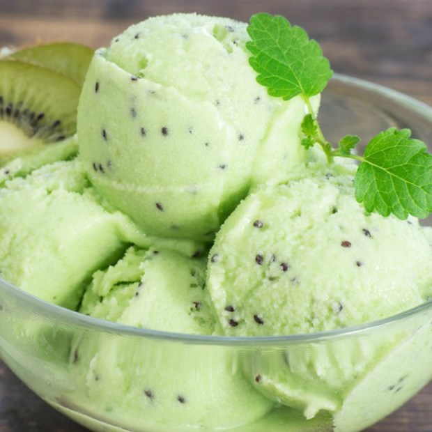 2 cách làm kem kiwi mát lạnh cực đơn giản chỉ trong 3 bước