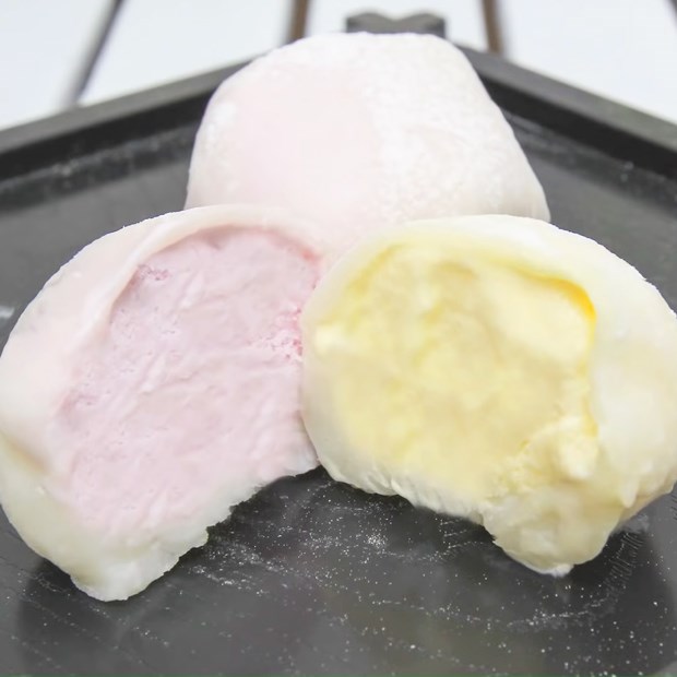 Cách làm Mochi (bánh Mochi Nhật Bản)/ Kem Mochi/ Mochi ice cream