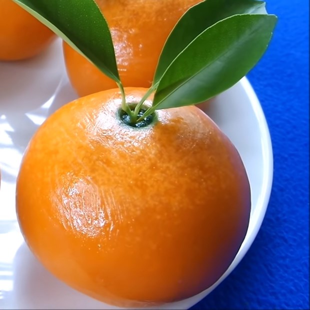 Cách làm bánh trung thu hình trái cam đẹp mắt hấp dẫn