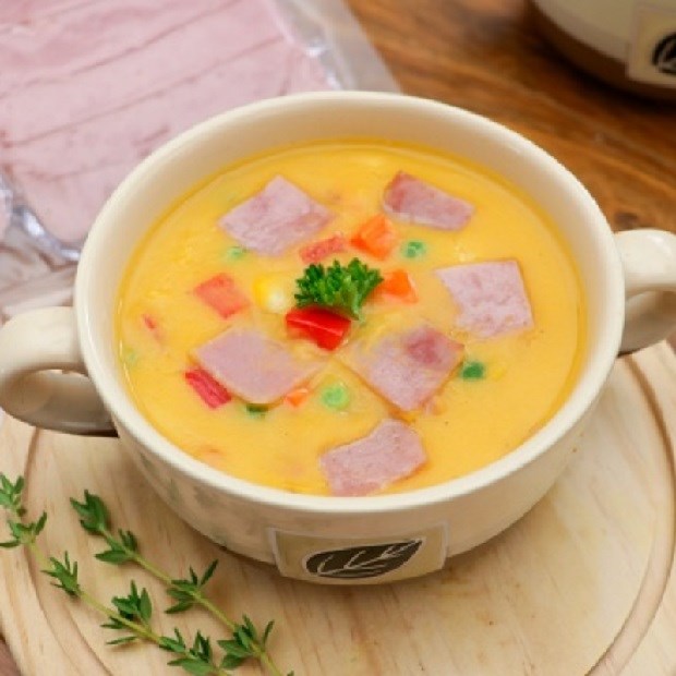 Cách nấu súp khoai lang dăm bông mịn màng, thơm béo cực hấp dẫn