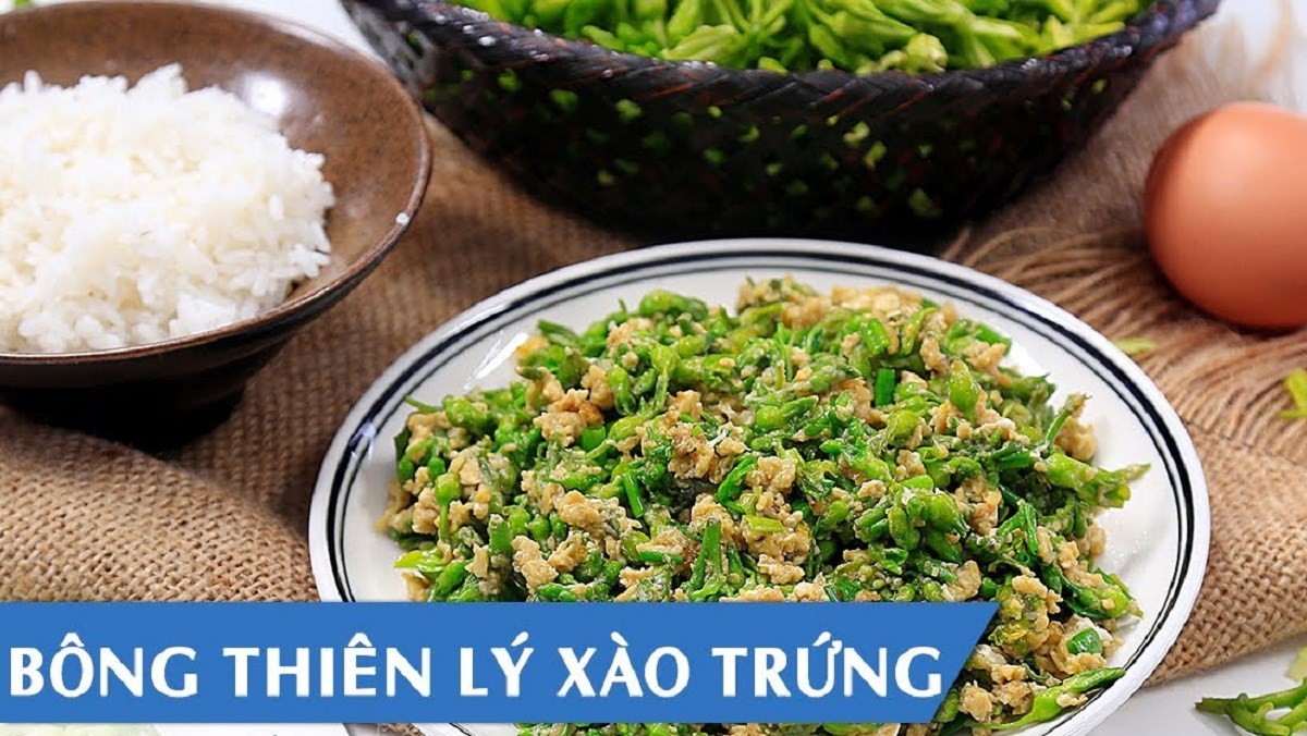 Bông lý xào trứng