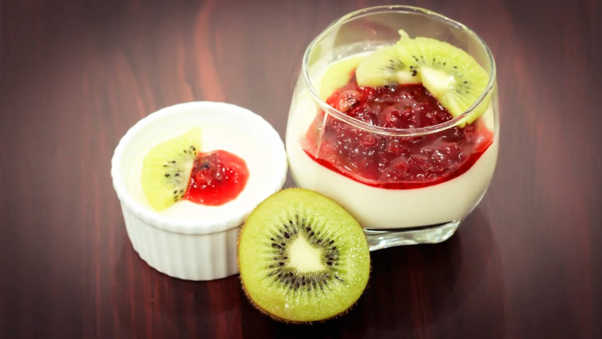Panna Cotta dâu