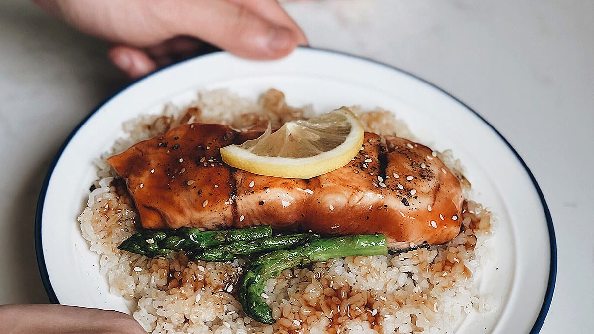 Phi lê cá sốt teriyaki
