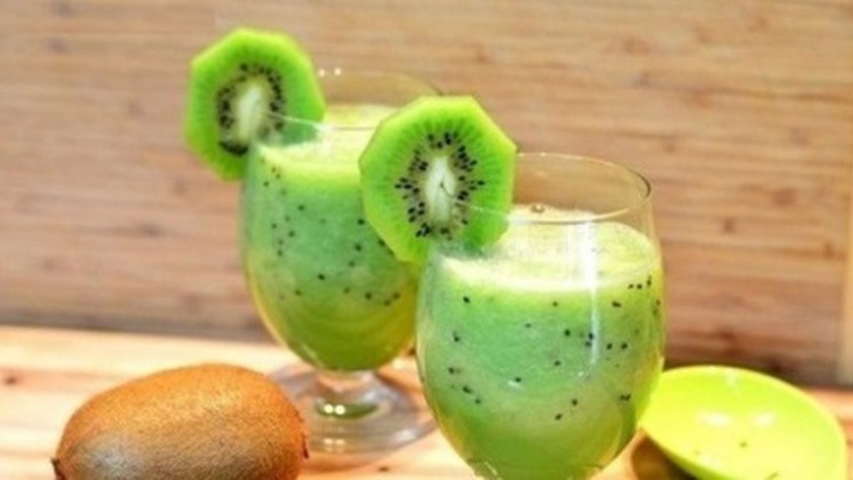 Sinh tố kiwi sữa chua