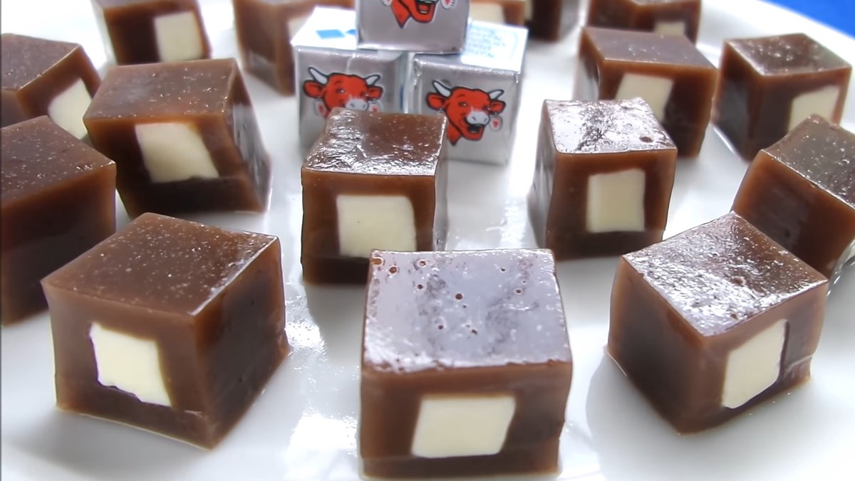 Thạch milo cube nhân phô mai