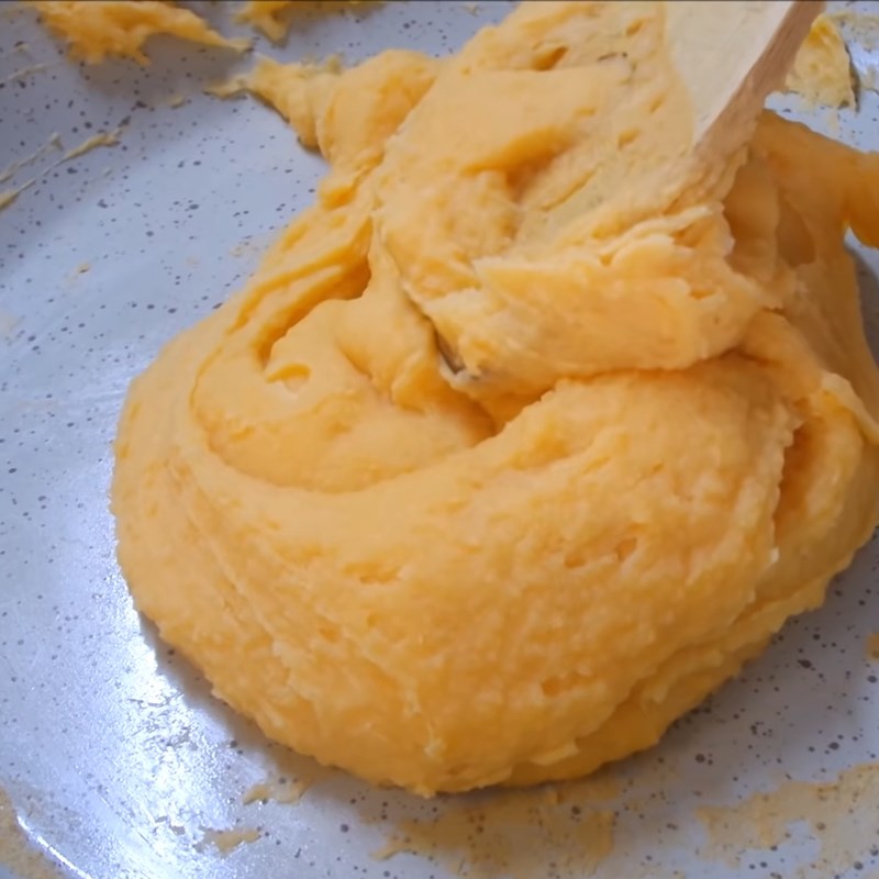 Bước 2 Làm nhân bánh Bánh trung thu hình quả cam