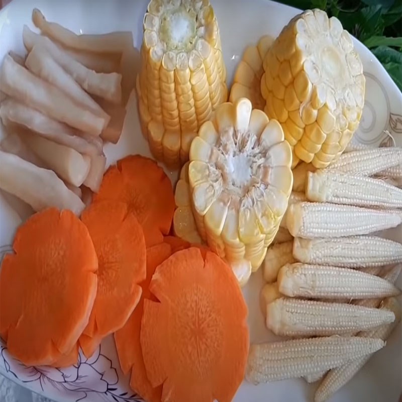 Bước 1 Sơ chế vẹn toàn liệu Bánh canh cua chay