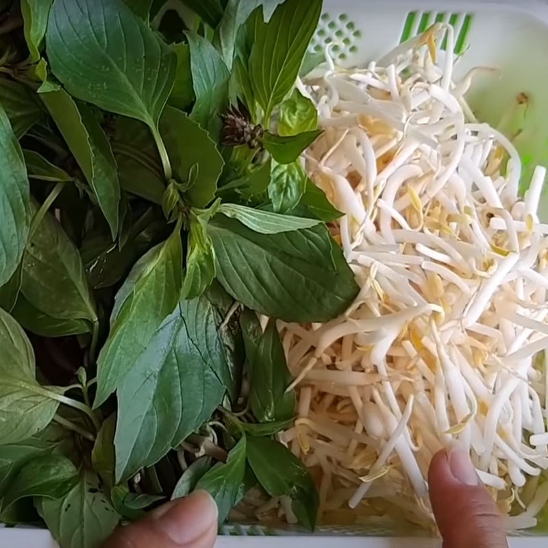 Bước 1 Sơ chế nguyên liệu Bánh canh cua chay