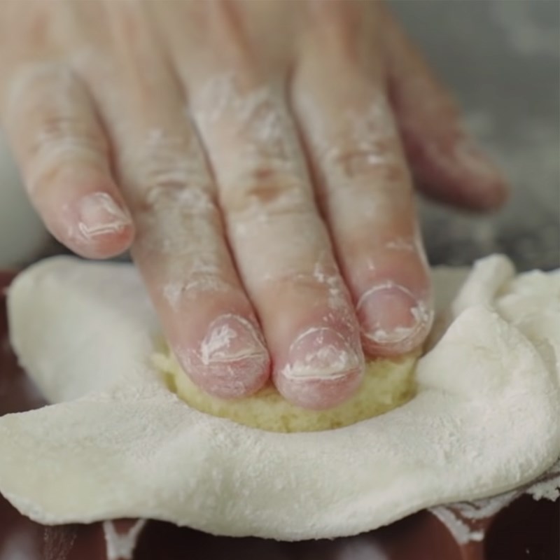 Bước 6 Tạo hình bánh Bánh mochi nhân kem hương vani