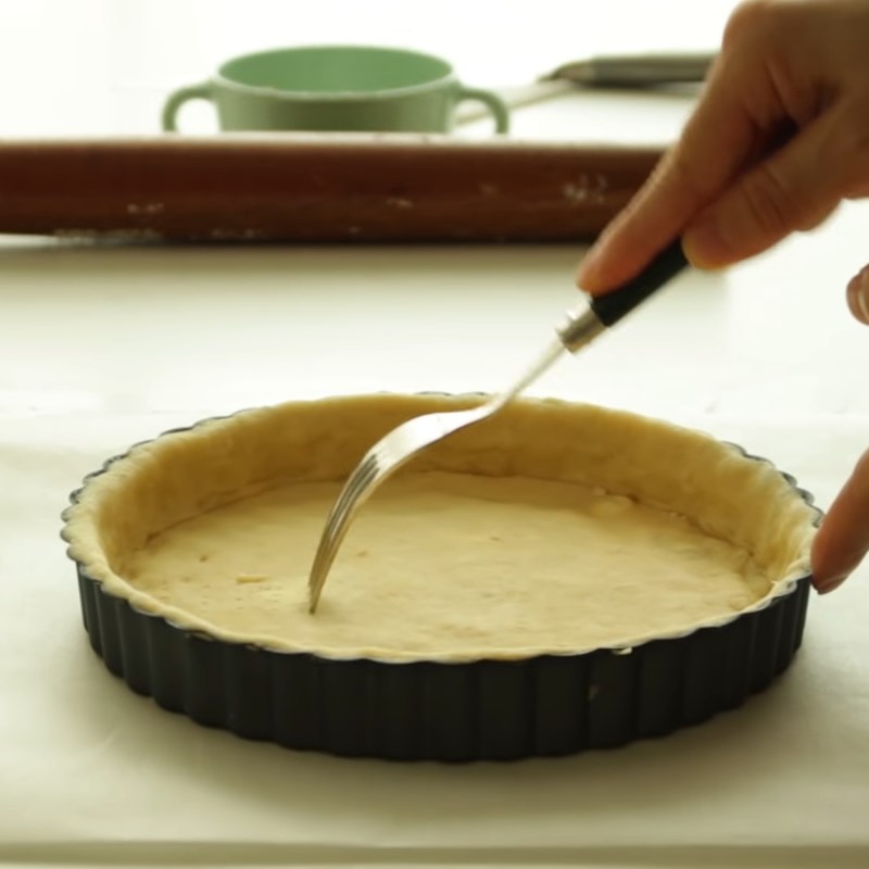 Bước 3 Tạo hình bánh Cách làm vỏ bánh tart