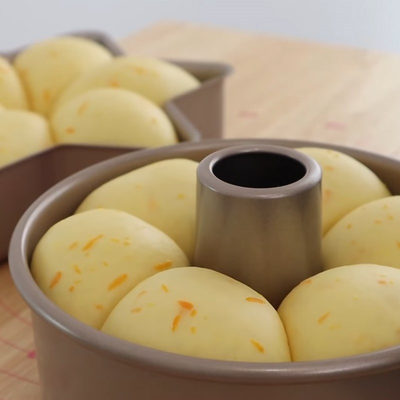 Bước 7 Tạo hình bánh và ủ lần 2 Bánh mì cam