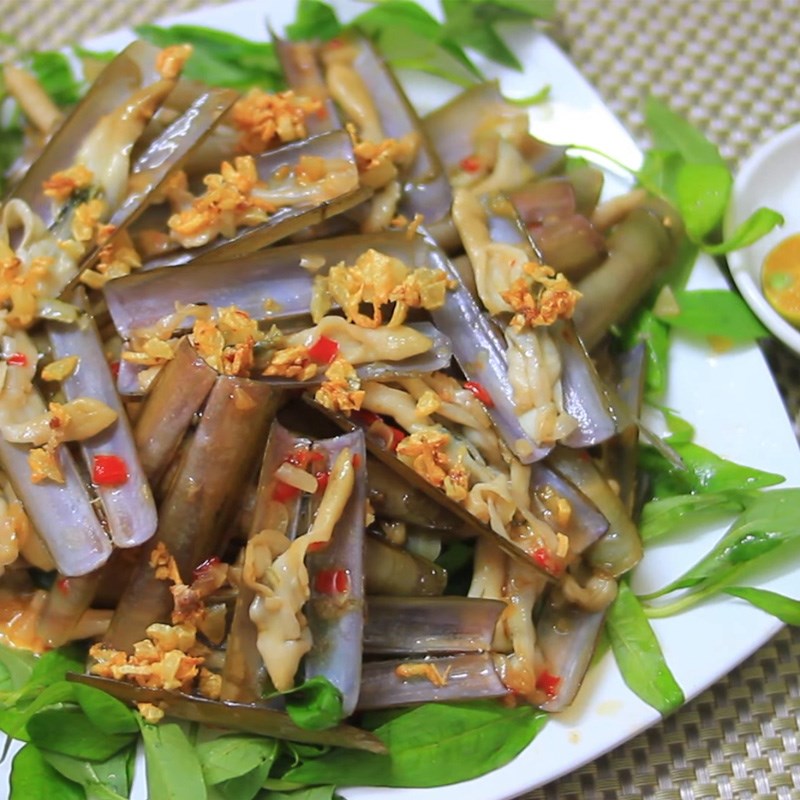 Bước 5 Thành phẩm Ốc móng tay cháy tỏi