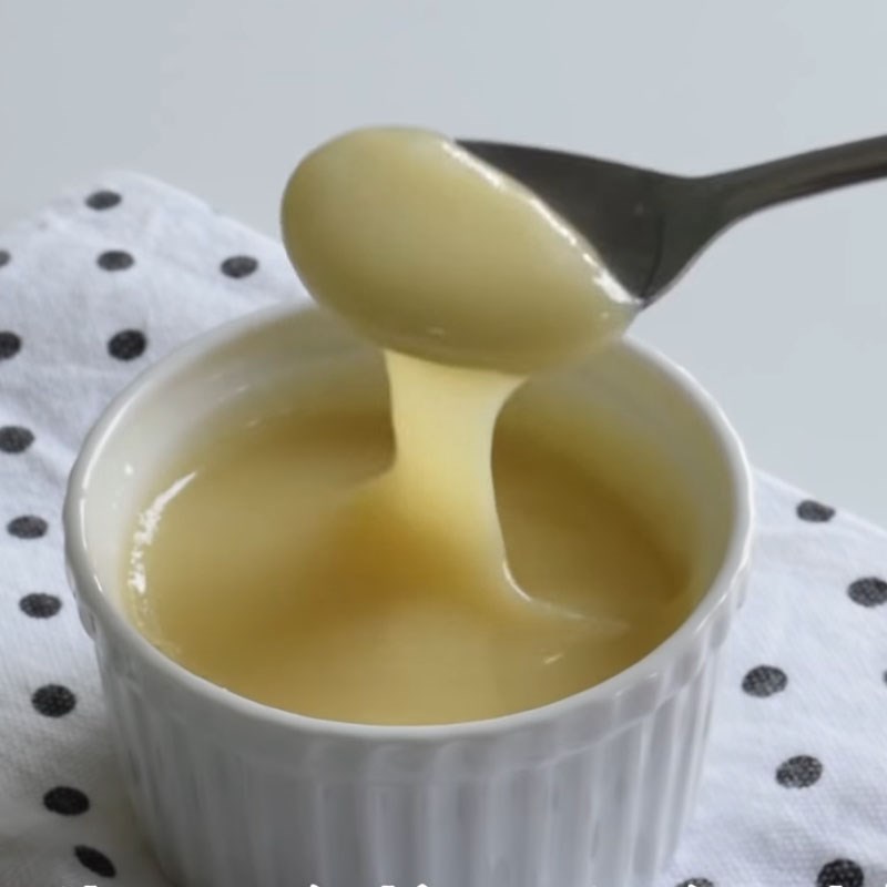 Bước 3 Thành phẩm Cách làm sữa đặc tại nhà