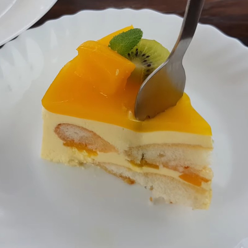 Bước 7 Thành phẩm Bánh tiramisu xoài