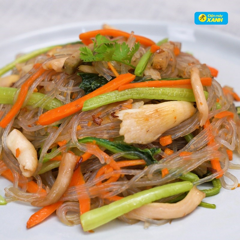 Bước 5 Thành phẩm Miến cua xào chay