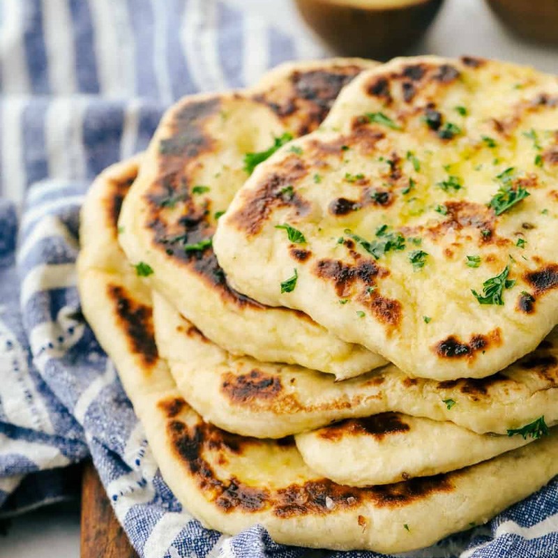 Bước 5 Thành phẩm Bánh naan Ấn Độ