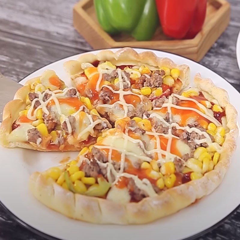 Bước 5 Thành phẩm Pizza bò dứa