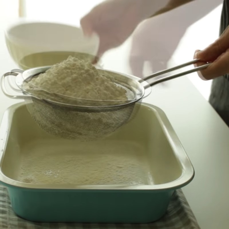 Bước 1 Trộn bột bánh Cách làm vỏ bánh tart