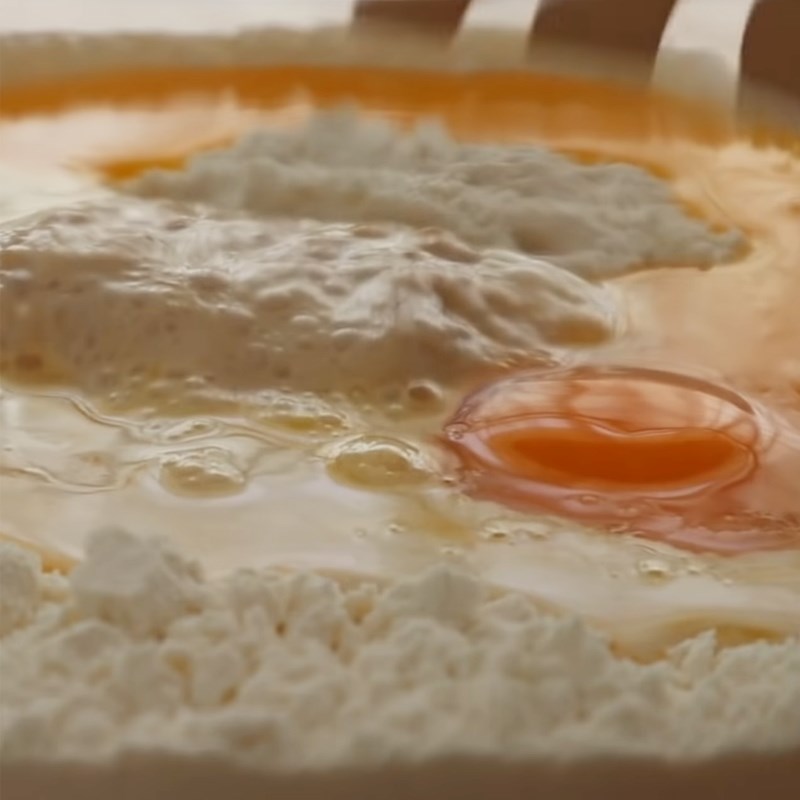 Bước 3 Trộn bột bánh mì Bánh mì cam