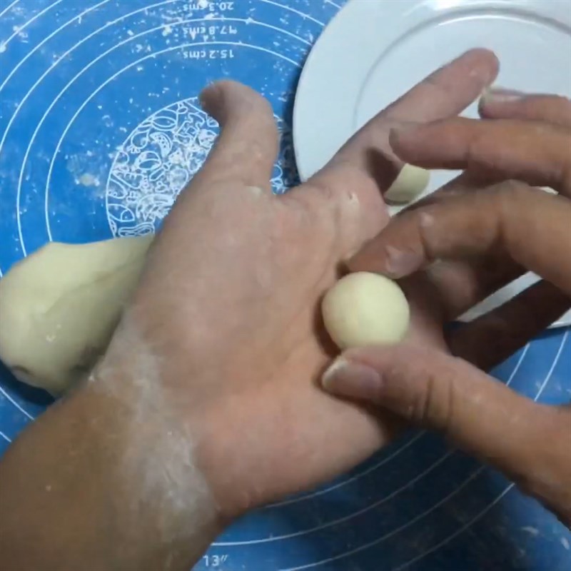 Bước 8 Trộn bột làm bánh hồ lô Bánh sữa đậu Đài Loan