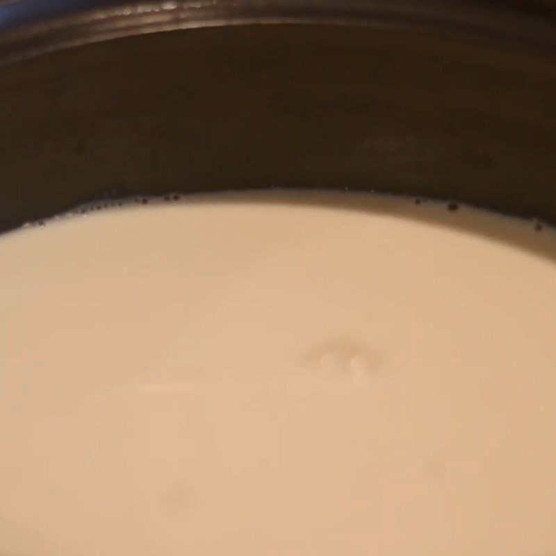 Bước 1 Trộn hỗn hợp đường và sữa Sữa đặc từ sữa hạt