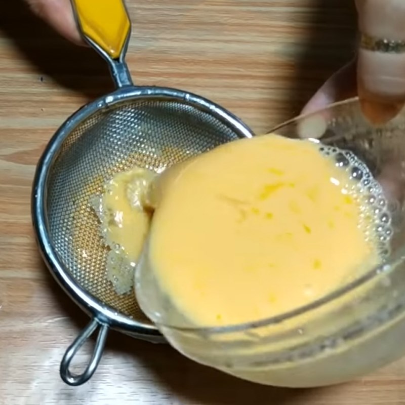 Bước 4 Trộn hỗn hợp nhân bánh Bánh bao nhân phô mai sữa