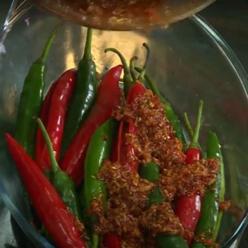 Bước 3 Ướp kim chi Kim chi ớt chay