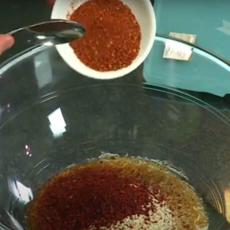 Bước 3 Ướp kim chi Kim chi ớt chay