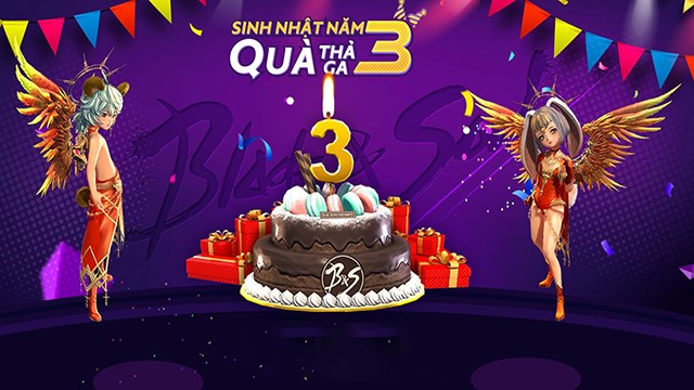Sự kiện Blade & Soul - Mừng sinh nhật 3 tuổi, chơi game nhận quà | BnS