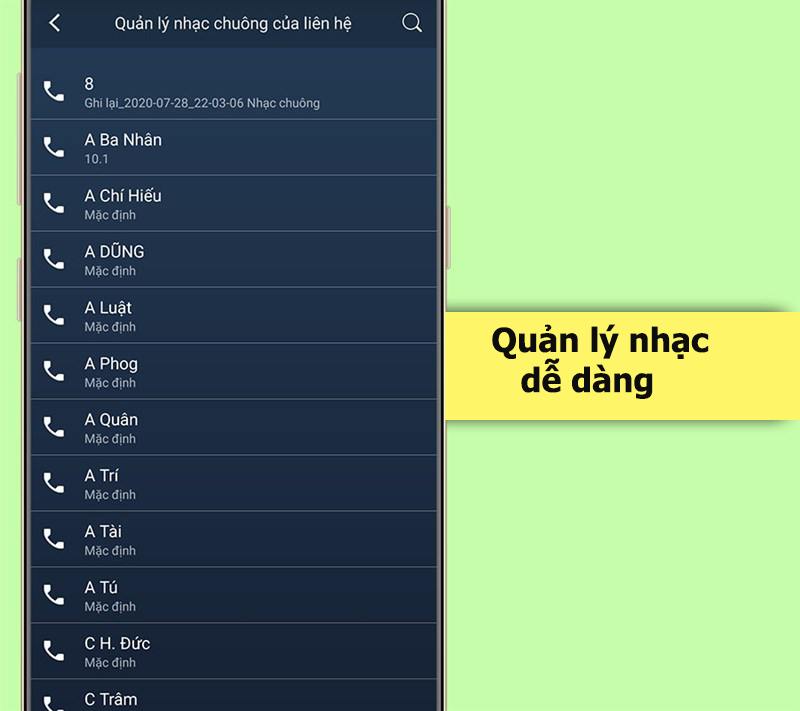 Quản l&yacute; nhạc dễ d&agrave;ng