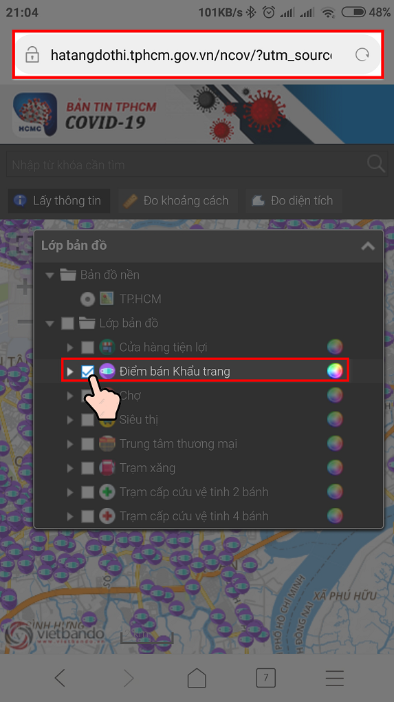 Tra cứu bằng trang web