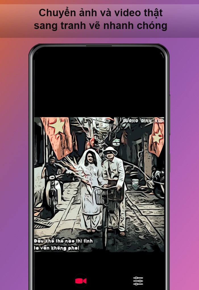 Chuyển ảnh v&agrave; video thật sang tranh vẽ nhanh ch&oacute;ng