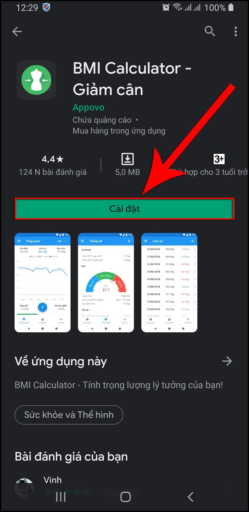 Tải BMI Calculator
