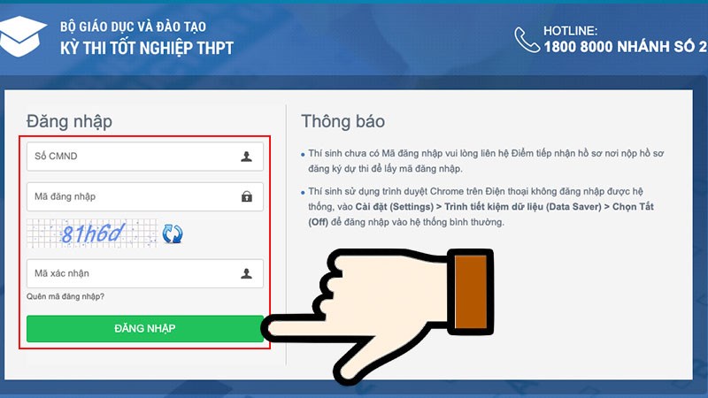 C&aacute;ch tra cứu qua website của Bộ Gi&aacute;o Dục v&agrave; Đ&agrave;o Tạo (miễn ph&iacute;)