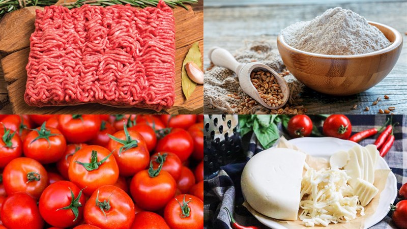 Nguyên liệu món ăn pizza chicago