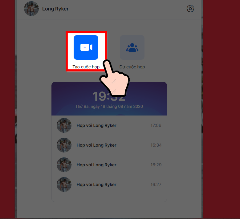 Chọn tạo cuộc trò chuyện