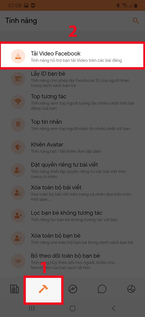 Tải video Facebook