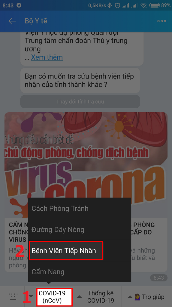 Tra cứu Covid 19