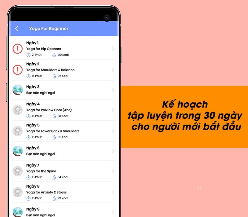Kế hoạch tập luyện 30 ng&agrave;y cho người mới bắt đầu