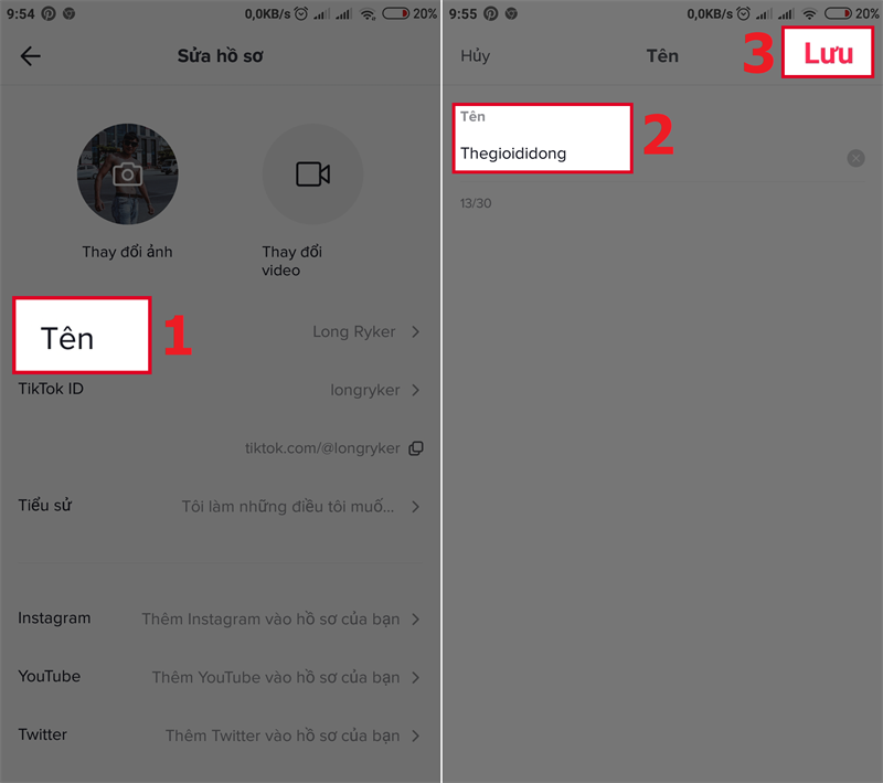 Cách đổi tên người dùng, ID TikTok trên Android, iOS đơn giản nhất
