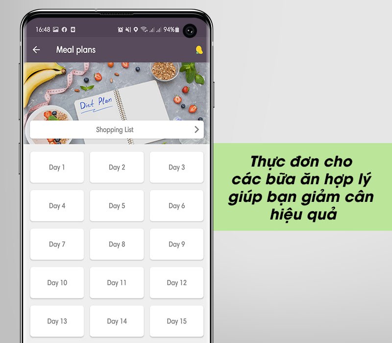 Thực đơn cho c&aacute;c bữa ăn hợp l&yacute; gi&uacute;p giảm c&acirc;n