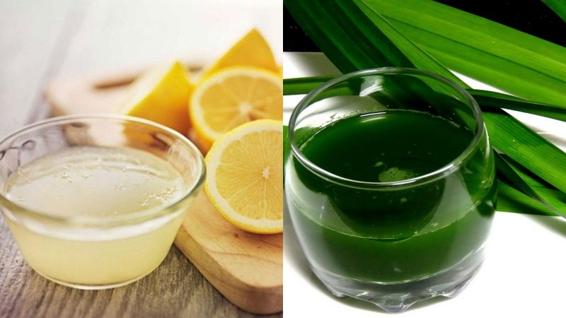 Use lemon juice or pandan leaf water