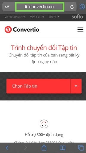 TikTok thành nhạc chuông bằng Convertio