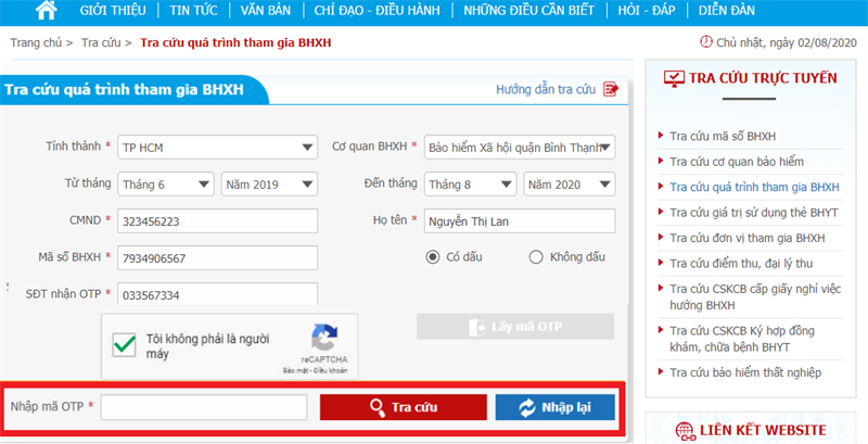 Qu&aacute; tr&igrave;nh đ&oacute;ng BHXH