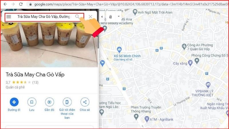 B2 Cách tạo, lưu và chia sẻ địa điểm yêu thích trên Google Maps trên máy tính 