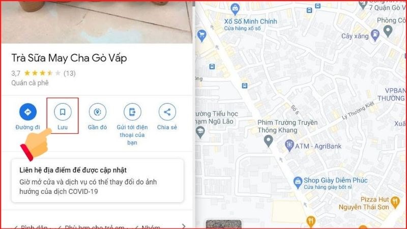 Cách tạo, lưu và chia sẻ địa điểm yêu thích trên Google Maps trên máy tính 