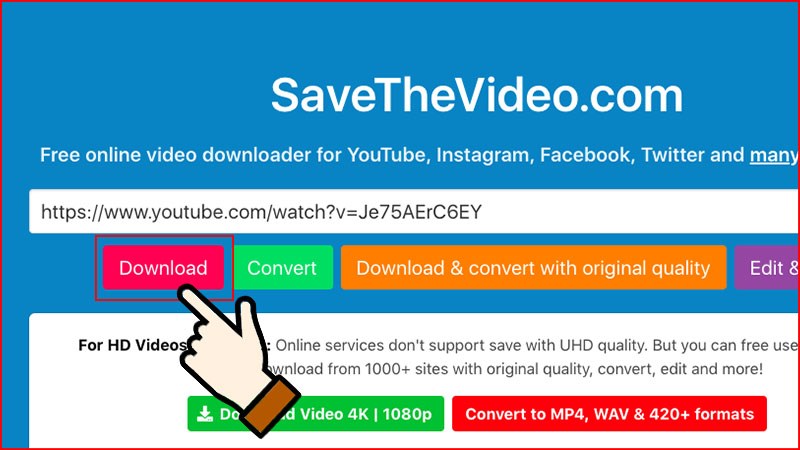 chọn Dowload để tải về máy tính.