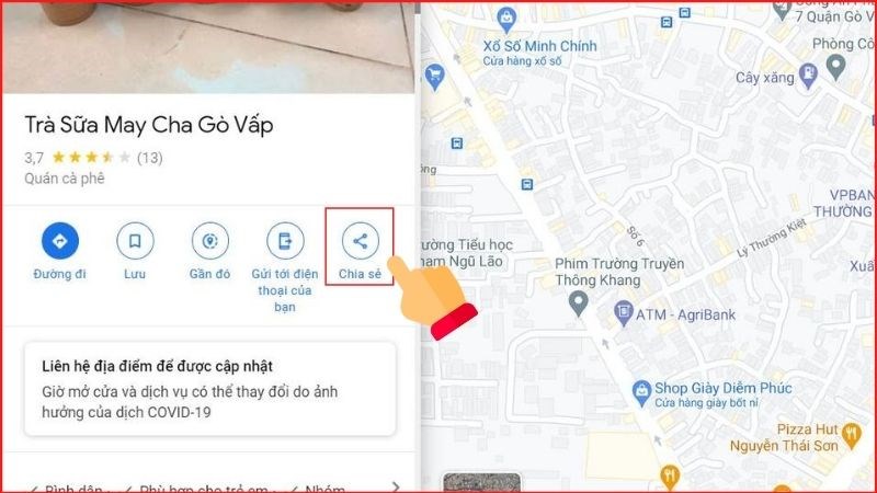 B3 Cách tạo, lưu và chia sẻ địa điểm yêu thích trên Google Maps trên máy tính 