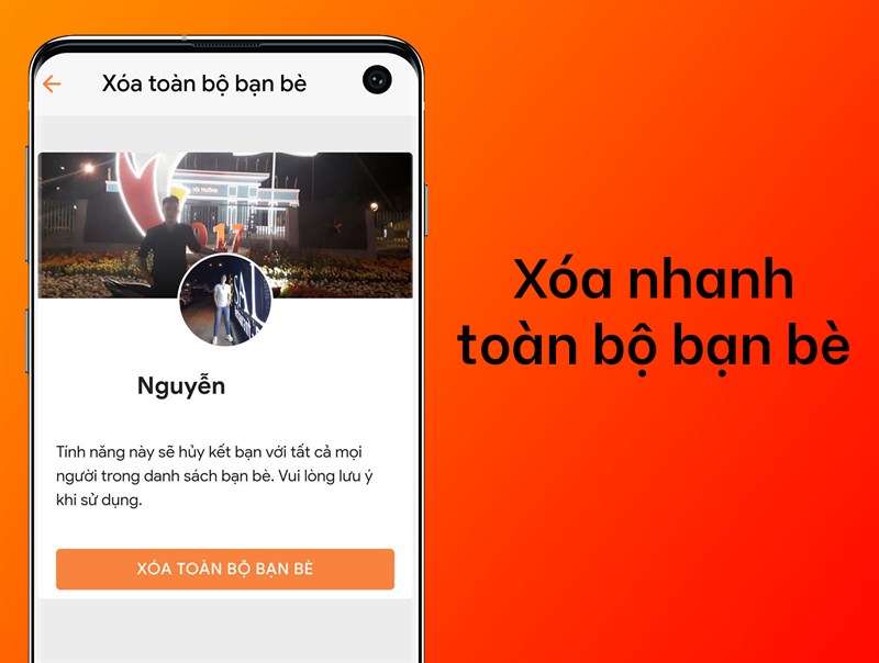 Xóa toàn bộ bạn bè Facebook